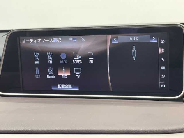 レクサス ＲＸ 450h バージョンL 愛知県 2018(平30)年 3.2万km グラファイトブラックガラスフレーク レクサスセーフティセンス/純正12.3型ナビ　SDカードなし/三眼LEDヘッドライト/全方位カメラ/レーダークルーズコントロール/シートヒーター/エアシート/バックカメラ/電動リアゲート/パワーシート/ヘッドアップディスプレイ/コーナーセンサー/純正アルミホイール/ETC2.0/ブラインドスポットモニター/ステアリングヒーター/オートマチックハイビーム/ドライブレコーダー/衝突軽減システム/フルセグ/CD DVD/Bluetooth/ステアリングスイッチ/スマートキー/プッシュスタート