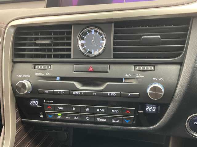 レクサス ＲＸ 450h バージョンL 愛知県 2018(平30)年 3.2万km グラファイトブラックガラスフレーク レクサスセーフティセンス/純正12.3型ナビ　SDカードなし/三眼LEDヘッドライト/全方位カメラ/レーダークルーズコントロール/シートヒーター/エアシート/バックカメラ/電動リアゲート/パワーシート/ヘッドアップディスプレイ/コーナーセンサー/純正アルミホイール/ETC2.0/ブラインドスポットモニター/ステアリングヒーター/オートマチックハイビーム/ドライブレコーダー/衝突軽減システム/フルセグ/CD DVD/Bluetooth/ステアリングスイッチ/スマートキー/プッシュスタート