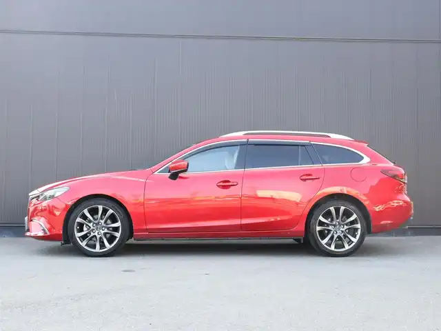 マツダ アテンザ ワゴン XD Lパッケージ 静岡県 2016(平28)年 7.2万km ソウルレッドプレミアムメタリック 純正ナビ/フルセグTV/ACC/BSM/LKA/パドルシフト/白革シート/BOSEサウンド/シートヒーター前席/前後ドラレコ