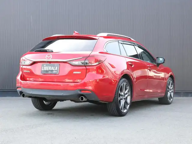 マツダ アテンザ ワゴン XD Lパッケージ 静岡県 2016(平28)年 7.2万km ソウルレッドプレミアムメタリック 純正ナビ/フルセグTV/ACC/BSM/LKA/パドルシフト/白革シート/BOSEサウンド/シートヒーター前席/前後ドラレコ