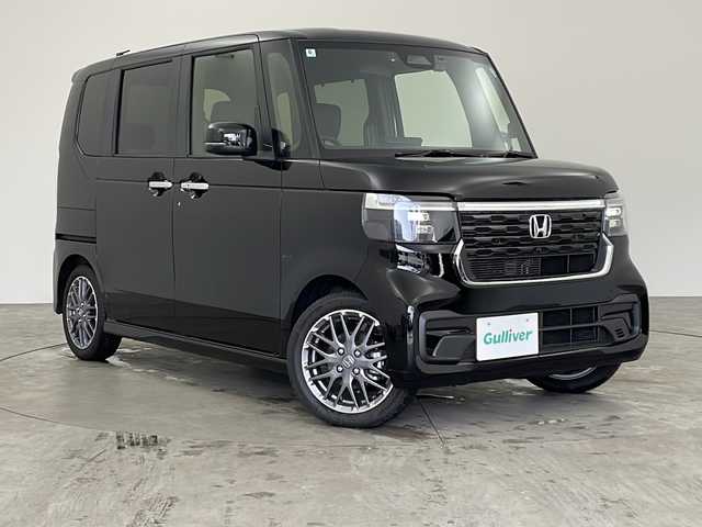 ホンダ Ｎ ＢＯＸ カスタム ターボ 兵庫県 2024(令6)年 0.2万km クリスタルブラックパール 純正ナビ　フルセグ　全方位カメラ　ＥＴＣ　レーダークルーズ　衝突軽減　レーンキープアシスト　オートハイビーム　ＬＥＤヘッドライト　両側パワースライドドア　ハーフレザー　シートヒーター　ドライブレコーダー