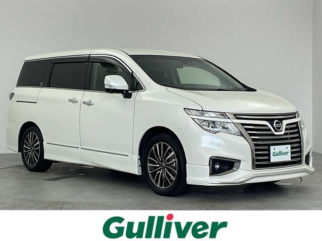 日産 エルグランド 250HWS プレミアム アーバンクロム 愛知県 2020(令2)年 1.3万km ブリリアントホワイトパール /禁煙車//純正HDDナビ//フルセグTV・Bluetooth//バックモニター・アラウンドビューモニター//後席モニター//両側パワースライドドア//ビルトインETC//ドライブレコーダー(DJ4-S)//社外18インチアルミホイール//エマージェンシーブレーキ//車線逸脱防止支援システム//インテリジェントクルーズコントロール(ACC)//LEDヘッドライト//オートライト//合皮シート//前席パワーシート//前席シートヒーター//後席サンシェード//純正フロアマット//プッシュスタート