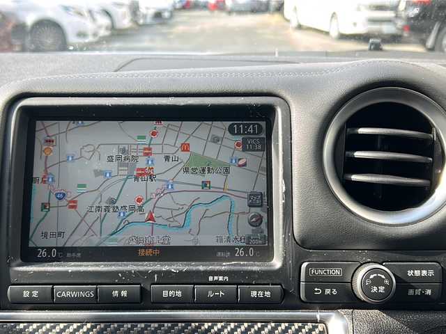 日産 ＧＴ－Ｒ プレミアムエディション 岩手県 2008(平20)年 9.2万km アルティメイトメタルシルバー ４WD/純正ナビ　/ＢＯＳＥスピーカー　/バックカメラ/社外フルセグTV　/ビルトインＥＴＣ　/ハーフレザーシート　/前席シートヒーター　/パドルシフト　/オートライト　/クルーズコントロール　/ナビステアリングスイッチ　　/ドアバイザー/フロアマット/保証書　取説