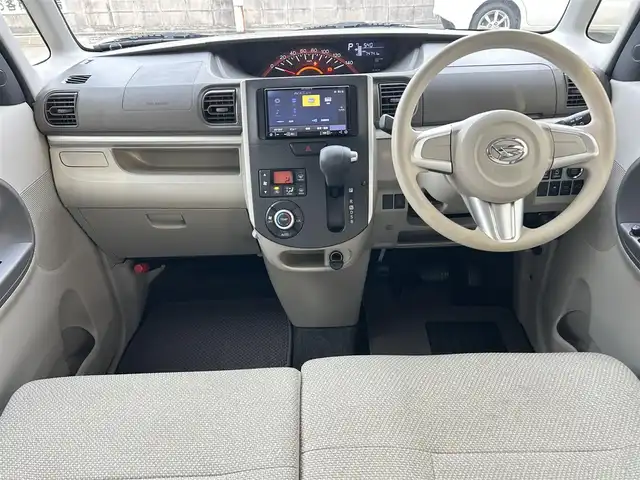 ダイハツ タント X 兵庫県 2015(平27)年 7.5万km パールホワイトⅢ 社外７インチナビ/　　（AM/FM/CD/DVD/iPod/SD/USB)/パワーステアリング/プッシュスタート/ETC/両側パワースライドドア/電動格納ミラー/純正フロアマット/リアサンシェード/ISOFIX/保証書/取扱説明書