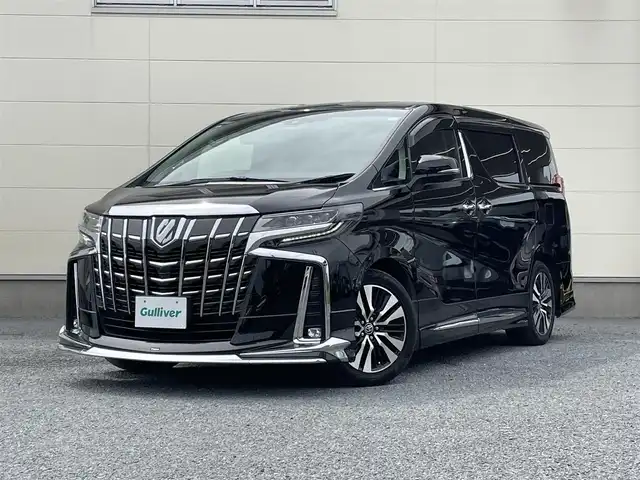 トヨタ アルファード S Cパッケージ 茨城県 2021(令3)年 10万km ブラック モデリスタエアロ　/ サンルーフ/　JBL/純正SDナビ/・Bt/CD/DVD/フルセグテレビ/ 純正フリップダウンモニター/ 全方位カメラ/ デジタルインナー/ ドライブレコーダー/ 黒革シート/ エアシート/ シートヒーター/ パワーシート/ エグゼクティブパワーシート/ トヨタセーフティセンス/ 両側パワースライドドア/ メタルブラック木目調革巻きステアリング/ ステアリングヒーター/ パーキングアシスト/ BSM/ サンシェード/ スペアキー/ ISOFIX