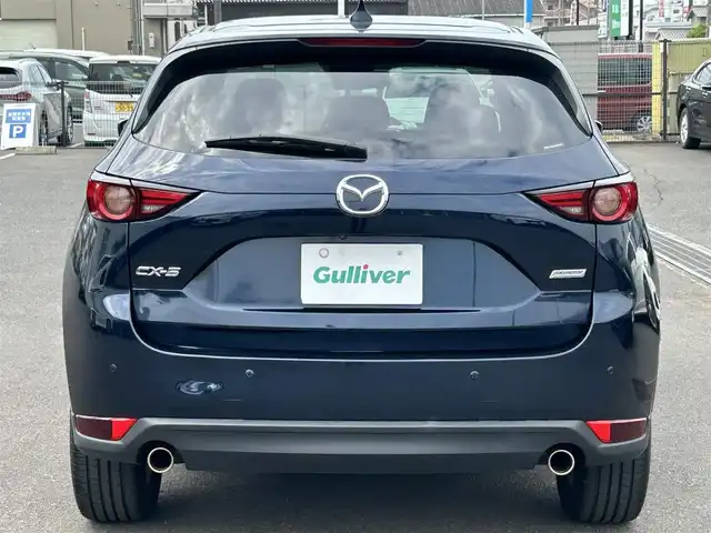 マツダ ＣＸ－５ 25S Lパッケージ 広島県 2019(令1)年 4.4万km ディープクリスタルブルーマイカ ワンオーナー/純正ナビ/[AM/FM/Bluetooth/Apple CarPlay/Android Auto/CD/DVD]/BOSEサウンド/全方位モニター/ETC/本革シート/シートヒーター[全席]/パワーシート[D席/N席]/衝突被害軽減システム/レーダークルーズコントロール/コーナーセンサー/LEDヘッドライト/オートライト/オートハイビーム/フォワードセンシングカメラ/プッシュスタート/電動パーキングブレーキ/オートホールド/ブラインドスポットモニタリング/交通標識認識システム/ドライバーアテンションアラート/車間認知支援システム/レインセンサー/オートリトラミラー/ステアリングヒーター
