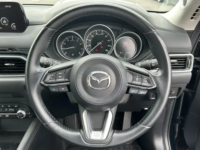 マツダ ＣＸ－５ 25S Lパッケージ 広島県 2019(令1)年 4.4万km ディープクリスタルブルーマイカ ワンオーナー/純正ナビ/[AM/FM/Bluetooth/Apple CarPlay/Android Auto/CD/DVD]/BOSEサウンド/全方位モニター/ETC/本革シート/シートヒーター[全席]/パワーシート[D席/N席]/衝突被害軽減システム/レーダークルーズコントロール/コーナーセンサー/LEDヘッドライト/オートライト/オートハイビーム/フォワードセンシングカメラ/プッシュスタート/電動パーキングブレーキ/オートホールド/ブラインドスポットモニタリング/交通標識認識システム/ドライバーアテンションアラート/車間認知支援システム/レインセンサー/オートリトラミラー/ステアリングヒーター