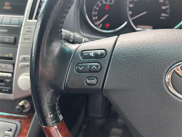 トヨタ ハリアー 240G Lパック アルカンターラ 茨城県 2012(平24)年 19万km ブラック 純正ナビ（AM/FM/DISC/MD/CD/HDD）/ETC/純正フロアマット/リモコンキー/運転席パワーシート/純正17インチアルミホイール/オートライト