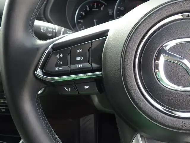 マツダ ＣＸ－８ 25S Lパッケージ 千葉県 2019(平31)年 3.1万km ジェットブラックマイカ スマートシティブレーキサポート/レーンキープ・アシスト・システム/ブラインドスポットモニタリング/アクティブ・ドライビング・ディスプレイ/パワーバックドア/ブラウンレザーシート/前席パワーシート/エアシートシートヒーター/純正SDナビ/地デジTV/【DVD/CD再生機能　Bluetooth接続】/360°ビュー・モニター/ドライブレコーダー（前後撮影）/革巻きステアリング/ステアリングヒーター/ステアリングスイッチ/ETC/LEDヘッドライト/フォグライト/ウインカーミラー/コーナーセンサー/純正19インチアルミホイル/サイド/カーテンエアバッグ/アドバンストキーレスエントリー