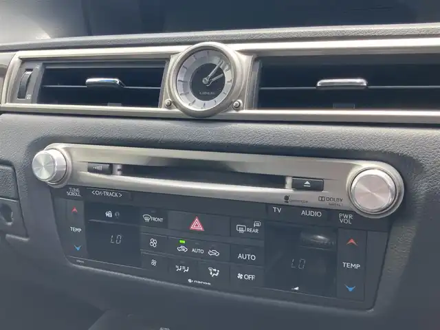 レクサス ＧＳ 300h Iパッケージ 岡山県 2013(平25)年 13.8万km ホワイトパールクリスタルシャイン 純正12.3インチワイドディスプレイHDDナビ/フルセグTV、Bluetooth、AM、FM/CD、DVD、HDD/レクサスGSプレミアムサウンドシステム/バックカメラ/ビルトインETC/モデリスタエアロ/クルーズコントロール/プリクラッシュセーフティ/電動パーキングブレーキ/ブレーキホールド/電動リアサンシェード/リアウィンドウサンシェード/D席メモリーシート/前席パワーシート/前席シートヒーター/前席ベンチレーション/黒革シート/パワートランクリキッド/BSM/GPSレーダー（GWR83ｓｄ）/ヘッドライトウォッシャー