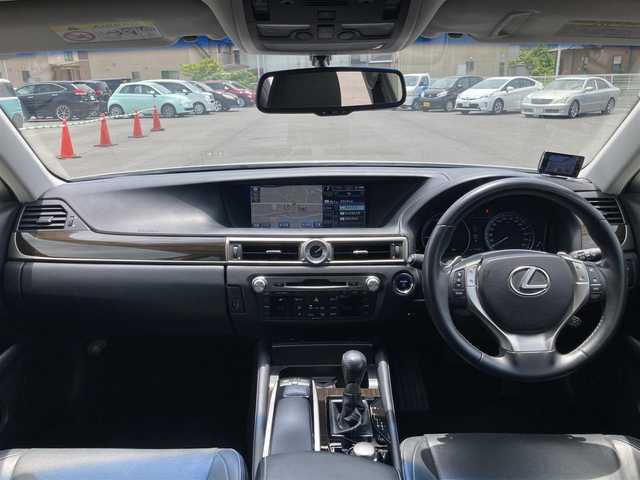 レクサス ＧＳ 300h Iパッケージ 兵庫県 2013(平25)年 13.8万km ホワイトパールクリスタルシャイン 外部検査実施済み/本革シート/純正HDDナビ/地デジ/DVD/BT/USB/AUX/バックカメラ/ビルトインETC/モデリスタエアロ/レーダークルーズコントロール/電動パーキングブレーキ/ブレーキホールド/電動リアサンシェード/リアウィンドウサンシェード/D席メモリーシート/前席パワーシート/前席シートヒーター/前席ベンチレーション/黒革シート/パワートランクリキッド/BSM/ヘッドライトウォッシャー