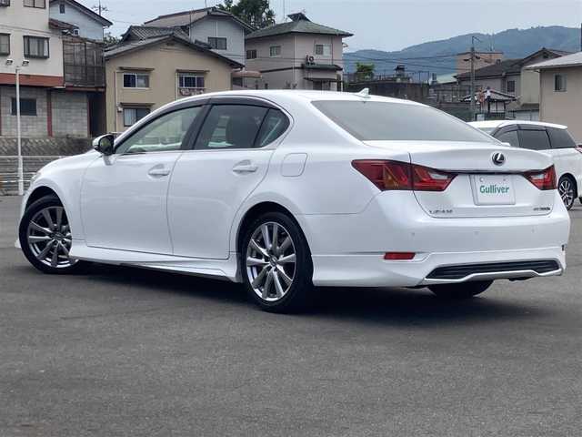 レクサス ＧＳ 300h Iパッケージ 兵庫県 2013(平25)年 13.8万km ホワイトパールクリスタルシャイン 外部検査実施済み/本革シート/純正HDDナビ/地デジ/DVD/BT/USB/AUX/バックカメラ/ビルトインETC/モデリスタエアロ/レーダークルーズコントロール/電動パーキングブレーキ/ブレーキホールド/電動リアサンシェード/リアウィンドウサンシェード/D席メモリーシート/前席パワーシート/前席シートヒーター/前席ベンチレーション/黒革シート/パワートランクリキッド/BSM/ヘッドライトウォッシャー