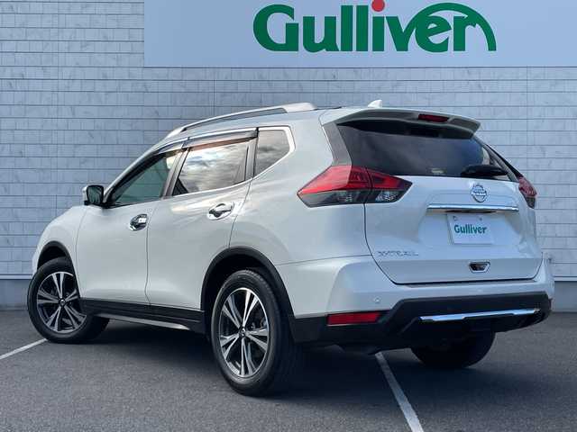 日産 エクストレイル 20Xi 栃木県 2018(平30)年 4.1万km ブリリアントホワイトパール 純正ナビ/フルセグＴＶ/Ｂｌｕｅｔｏｏｔｈ/アラウンドビューモニター/デジタルインナーミラー/プロパイロット/クルーズコントロール/パワーバックドア/ルーフレール/全席シートヒーター/ハーフレザーシート/スペアキー/ETC/ダウンヒルアシストコントロール/ABS/横滑り防止機能/コーナーセンサー/レーンキープアシスト/盗難防止装置/衝突被害軽減システム/LEDヘッドライト/４WD