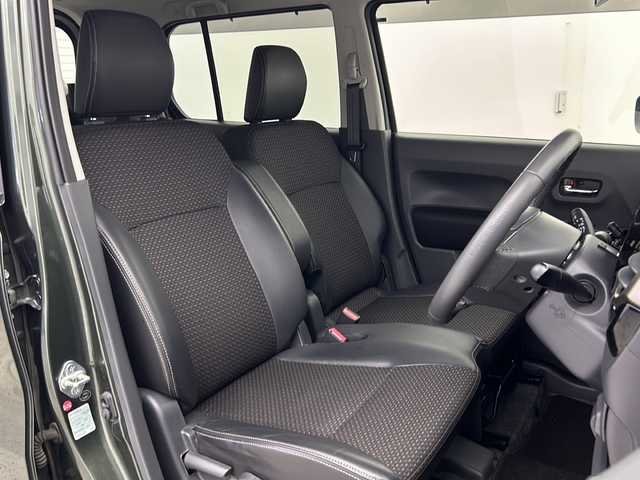 スズキ ハスラー Jスタイル Ⅱ 宮城県 2017(平29)年 4.8万km クールカーキパールメタリック/ホワイト2トーンルーフ ・4WD/・社外SDナビ/(CD・DVD・フルセグ・FM・AM・BT)/・バックカメラ/・デュアルカメラサポートブレーキ/・車線逸脱警報/・横滑り防止/・ヒルディセントコントロールスイッチ/・ダウンヒルアシストコントロールスイッチ/・前席シートヒーター/・ミラーヒーター/・純正エンジンスターター/・ETC/・HIDヘッドライト/・フォグライト/・オートライト/・革巻きステアリング/・ステアリングスイッチ/・アイドリングストップ/・電格ウィンカーミラー/・ドアバイザー/・スマートキー/・プッシュスタート/・純正AW付夏用タイヤ積込/（165/60R15 2016年製）