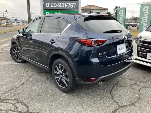 マツダ ＣＸ－５ 25S Lパッケージ 広島県 2020(令2)年 4.7万km ディープクリスタルブルーマイカ マツダコネクトナビ/黒革シート/360度モニター/レーダークルーズ/フルセグTV/Bluetooth/DVD・CD/パワーバックドア/BOSEサウンド/パワーシート（運転席・助手席）/シートヒーター（運転席・助手席）/ステアリングヒーター/ヘッドアップディスプレイ/新車保証書/取扱説明書/スペアキー
