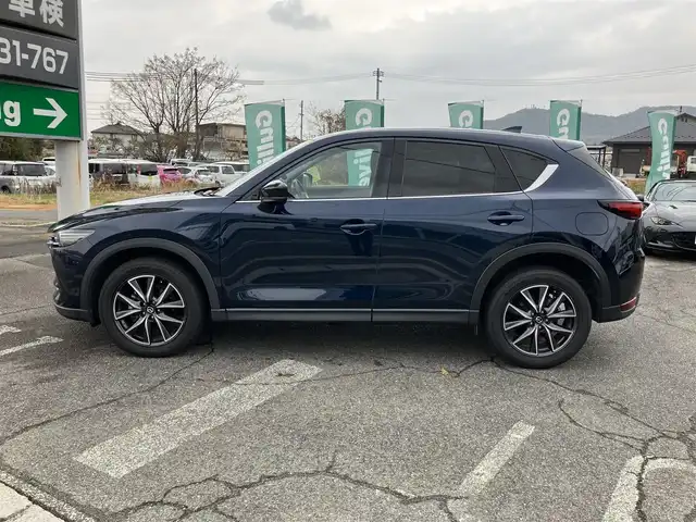 マツダ ＣＸ－５ 25S Lパッケージ 広島県 2020(令2)年 4.7万km ディープクリスタルブルーマイカ マツダコネクトナビ/黒革シート/360度モニター/レーダークルーズ/フルセグTV/Bluetooth/DVD・CD/パワーバックドア/BOSEサウンド/パワーシート（運転席・助手席）/シートヒーター（運転席・助手席）/ステアリングヒーター/ヘッドアップディスプレイ/新車保証書/取扱説明書/スペアキー