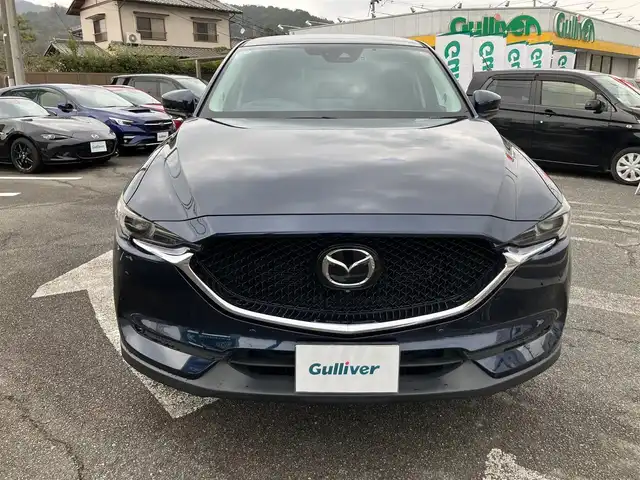 マツダ ＣＸ－５ 25S Lパッケージ 広島県 2020(令2)年 4.7万km ディープクリスタルブルーマイカ マツダコネクトナビ/黒革シート/360度モニター/レーダークルーズ/フルセグTV/Bluetooth/DVD・CD/パワーバックドア/BOSEサウンド/パワーシート（運転席・助手席）/シートヒーター（運転席・助手席）/ステアリングヒーター/ヘッドアップディスプレイ/新車保証書/取扱説明書/スペアキー