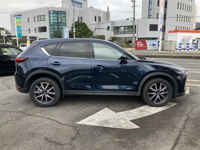 マツダ ＣＸ－５ 25S Lパッケージ 広島県 2020(令2)年 4.7万km ディープクリスタルブルーマイカ マツダコネクトナビ/黒革シート/360度モニター/レーダークルーズ/フルセグTV/Bluetooth/DVD・CD/パワーバックドア/BOSEサウンド/パワーシート（運転席・助手席）/シートヒーター（運転席・助手席）/ステアリングヒーター/ヘッドアップディスプレイ/新車保証書/取扱説明書/スペアキー