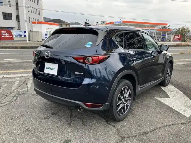 マツダ ＣＸ－５ 25S Lパッケージ 広島県 2020(令2)年 4.7万km ディープクリスタルブルーマイカ マツダコネクトナビ/黒革シート/360度モニター/レーダークルーズ/フルセグTV/Bluetooth/DVD・CD/パワーバックドア/BOSEサウンド/パワーシート（運転席・助手席）/シートヒーター（運転席・助手席）/ステアリングヒーター/ヘッドアップディスプレイ/新車保証書/取扱説明書/スペアキー
