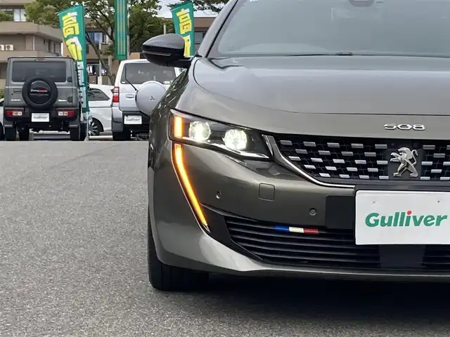 プジョー ５０８ SW GTライン 鳥取県 2019(令1)年 7.3万km アマゾナイトグレー 登録時走行距離：72254km/純正ナビ/全方位カメラ/サンルーフ/ブラックレザーシート/シートヒーター/パワーシート/シートマッサージ機能/FOCALオーディオ/ETC/前後ドライブレコーダー/パワーバックドア/LEDヘッドライト/フォグランプ/プッシュスタート/スマートキー