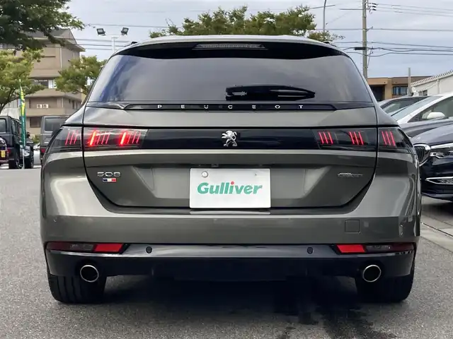 プジョー ５０８ SW GTライン 鳥取県 2019(令1)年 7.3万km アマゾナイトグレー 登録時走行距離：72254km/純正ナビ/全方位カメラ/サンルーフ/ブラックレザーシート/シートヒーター/パワーシート/シートマッサージ機能/FOCALオーディオ/ETC/前後ドライブレコーダー/パワーバックドア/LEDヘッドライト/フォグランプ/プッシュスタート/スマートキー