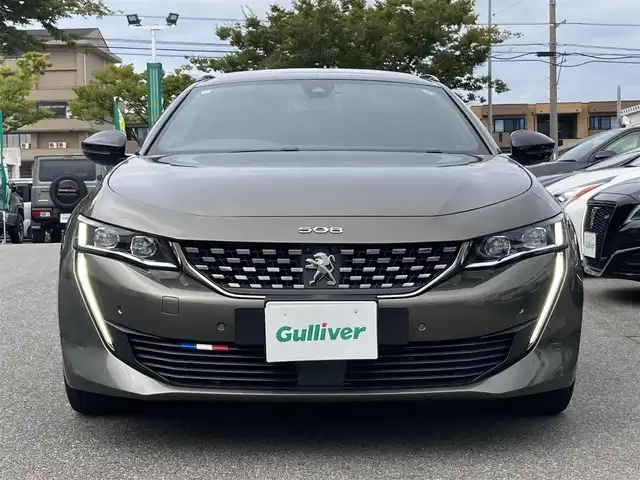 プジョー ５０８ SW GTライン 鳥取県 2019(令1)年 7.3万km アマゾナイトグレー 登録時走行距離：72254km/純正ナビ/全方位カメラ/サンルーフ/ブラックレザーシート/シートヒーター/パワーシート/シートマッサージ機能/FOCALオーディオ/ETC/前後ドライブレコーダー/パワーバックドア/LEDヘッドライト/フォグランプ/プッシュスタート/スマートキー