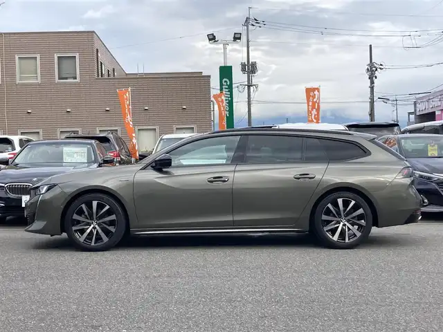 プジョー ５０８ SW GTライン 鳥取県 2019(令1)年 7.3万km アマゾナイトグレー 登録時走行距離：72254km/純正ナビ/全方位カメラ/サンルーフ/ブラックレザーシート/シートヒーター/パワーシート/シートマッサージ機能/FOCALオーディオ/ETC/前後ドライブレコーダー/パワーバックドア/LEDヘッドライト/フォグランプ/プッシュスタート/スマートキー