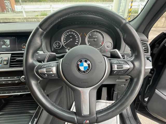 ＢＭＷ Ｘ３ xDrive20d Mスポーツ 青森県 2016(平28)年 8.3万km サファイアブラックP 純正ナビ(CD/DVD/USB/AUX/BT)/ディーゼルターボ/バックカメラ/レーダークルーズコントロール/パドルシフト/衝突被害軽減ブレーキ/横滑り防止装置/アイドリングストップ/茶革シート/D/N席パワーシート(メモリー機能付)/D/N席シートヒーター/ビルトインETC/ルーフレール/パーキングセンサー/パワーバックドア/オートライト/フロアマット/ドアバイザー/ISOFIX/スペアキー×1/保証書/取扱説明書