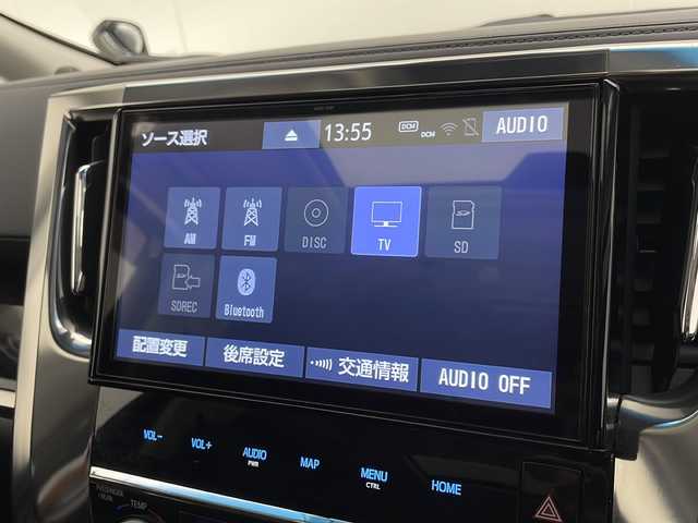 トヨタ ヴェルファイア Z Gエディション 宮崎県 2018(平30)年 2.6万km ブラック 禁煙車/トヨタセーフティセンス/純正10型ナビTV/（NSZN-Z68T/CD/DVD/Bluetooth/フルセグTV)/純正12.1型リアフリップダウンモニター/純正ビルトイン2.0ETC/純正LEDオートライト/純正LEDフォグ/純正18インチアルミ/純正オートアラーム/純正フロアマット/社外前後ドライブレコーダー/両側電動スライドドア/パワーバックドア/プリクラッシュセーフティ/アダプティブクルーズコントロール/レーンディパーチャーアラート/オートマチックハイビーム/クリアランスソナー/スマートルームミラー/Wサンルーフ/黒本革シート/前席パワーシート/エアシート/シートヒーター/リアエグゼクティブパワーシート/パワーバックドア/ウッドコンビ本革巻ハンドル/ステアリングヒーター/Wオートエアコン（ナノイー）/スマートキー/プッシュエンジンスタート/スペアキー/新車時保証書/取扱い説明書