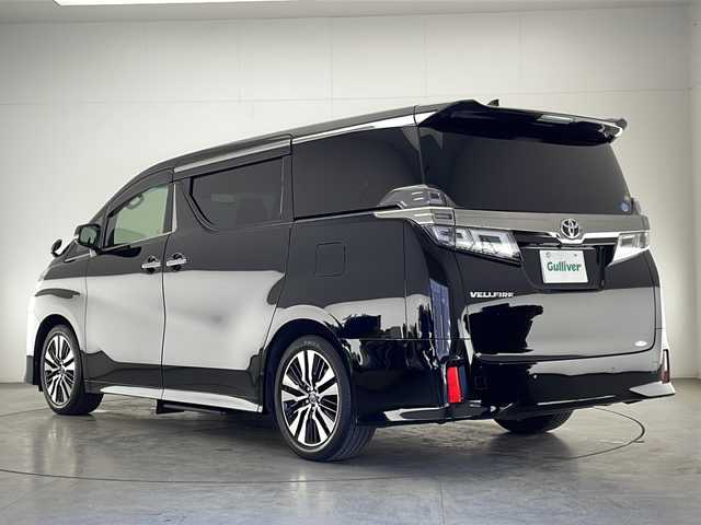 トヨタ ヴェルファイア Z Gエディション 宮崎県 2018(平30)年 2.6万km ブラック 禁煙車/トヨタセーフティセンス/純正10型ナビTV/（NSZN-Z68T/CD/DVD/Bluetooth/フルセグTV)/純正12.1型リアフリップダウンモニター/純正ビルトイン2.0ETC/純正LEDオートライト/純正LEDフォグ/純正18インチアルミ/純正オートアラーム/純正フロアマット/社外前後ドライブレコーダー/両側電動スライドドア/パワーバックドア/プリクラッシュセーフティ/アダプティブクルーズコントロール/レーンディパーチャーアラート/オートマチックハイビーム/クリアランスソナー/スマートルームミラー/Wサンルーフ/黒本革シート/前席パワーシート/エアシート/シートヒーター/リアエグゼクティブパワーシート/パワーバックドア/ウッドコンビ本革巻ハンドル/ステアリングヒーター/Wオートエアコン（ナノイー）/スマートキー/プッシュエンジンスタート/スペアキー/新車時保証書/取扱い説明書