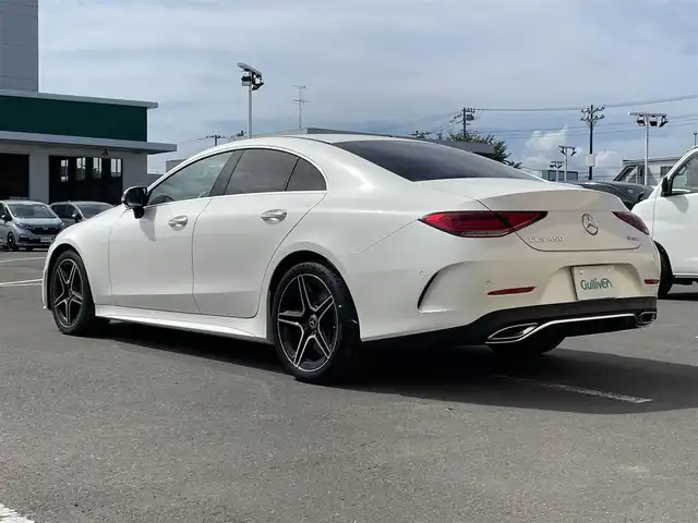 メルセデス・ベンツ ＣＬＳ４５０ 4マチック スポーツ 東京都 2019(平31)年 2.4万km ダイヤモンドホワイト 純正ナビ/ＢＴ/全周囲カメラ/ドライブレコーダー/アダプティブクルーズコントロール/パヒュームアトマイザー/イオナイザー/アンビエントライト/ブルメスターサウンド/イージーエントリー/パワーシート（運転席/助手席）/ポジションメモリー/シートヒーター（運転席/助手席/後席）/シートベンチレーション（運転席/助手席）/リラクゼーションシート（運転席/助手席）/ダイナミックシート（運転席/助手席）/ランバー/サイドボルスター/パワーバックドア/ビルトインＥＴＣ/ＥＳＰ/アクティブブレーキアシスト/アテンションアシスト/レーンチェンジアシスト/BSM/車速感応ドアロック/車高調