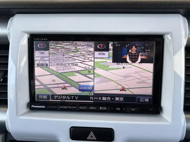 マツダ フレア クロスオーバー XT 神奈川県 2014(平26)年 8.2万km 青Ⅱ 4WD/社外ナビTV/バックモニター/ETC