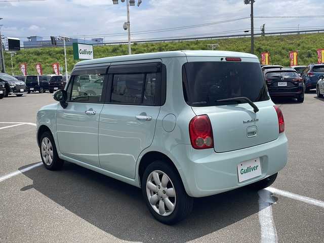 スズキ ラパン TL 青森県 2013(平25)年 7.1万km アロマティックアクアメタリック ・4WD/・純正ナビ/・フルセグ/・CD/DVD/SD/・ABS/・オートライト/・プッシュスタート/・スマートキー/・スペアキー1本/・社外エンジンスターター/・ドライブレコーダー（前後）/・ETC/・ドアバイザー/・純正フロアマット/・AW14インチ車載