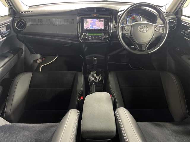 トヨタ カローラ フィールダー HV G エアロツアラー W×B 神奈川県 2014(平26)年 5.8万km ブラックマイカ 純正ナビ/・BT/ワンセグTV/CD/DVD/SD/AUX/AM/FM/バックカメラ/ビルトインETC/スマートキー/スペアキー/プッシュスタートボタン/革巻きステアリング/ステアリングスイッチ/ハーフレザーシート/フロント/サイド/リア/リアスポイラーエアロ/ナノイーエアコン/社外デジタルミラー型ドライブレコーダー/電動格納ミラー/ウィンカーミラー/純正フロアマット/純正フロアマット/純正ドアバイザー