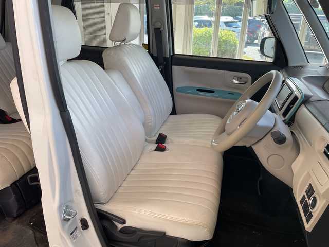 ダイハツ ムーヴ キャンバス X メイクアップ リミテッド SAⅢ 埼玉県 2021(令3)年 1.1万km パールホワイトⅢ/ファインミントメタリック 2トーン スマートアシスト　/純正メモリナビ/　　CD/DVD/BT/フルセグ/全方位カメラ /両側パワースライドドア /ステアリングスイッチ /アイドリングストップ