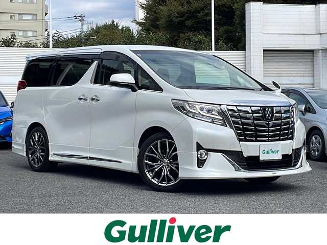 トヨタ アルファード X 東京都 2016(平28)年 4.9万km ホワイトパールクリスタルシャイン 新車時保証書　整備記録簿/取扱説明書　ナビ説説明書/モデリスタエアロ/プリクラッシュセーフティー/レーダークルーズコントロール/インテリジェントクリアランスソナー/クリアランスソナー/純正ナビ/フルセグTV/SD/CD/DVD/SDREC/BT/バックカメラ　ETC【2.0】/リヤフリップダウンモニター/ドライブレコーダー【前】/両側パワースライドドア/社外パワーバックドア/LEDヘッドライト/スマートキー×２/サイド/カーテン/ニーエアバック/社外19インチアルミ