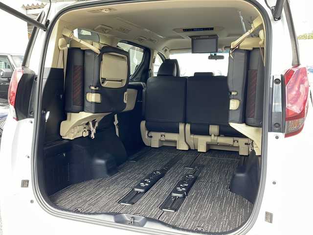 トヨタ アルファード X 東京都 2016(平28)年 4.9万km ホワイトパールクリスタルシャイン 新車時保証書　整備記録簿/取扱説明書　ナビ説説明書/モデリスタエアロ/プリクラッシュセーフティー/レーダークルーズコントロール/インテリジェントクリアランスソナー/クリアランスソナー/純正ナビ/フルセグTV/SD/CD/DVD/SDREC/BT/バックカメラ　ETC【2.0】/リヤフリップダウンモニター/ドライブレコーダー【前】/両側パワースライドドア/社外パワーバックドア/LEDヘッドライト/スマートキー×２/サイド/カーテン/ニーエアバック/社外19インチアルミ