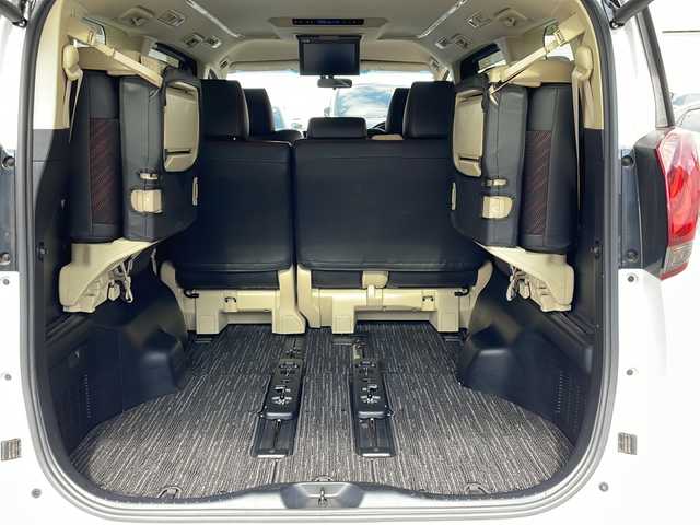 トヨタ アルファード X 東京都 2016(平28)年 4.9万km ホワイトパールクリスタルシャイン 新車時保証書　整備記録簿/取扱説明書　ナビ説説明書/モデリスタエアロ/プリクラッシュセーフティー/レーダークルーズコントロール/インテリジェントクリアランスソナー/クリアランスソナー/純正ナビ/フルセグTV/SD/CD/DVD/SDREC/BT/バックカメラ　ETC【2.0】/リヤフリップダウンモニター/ドライブレコーダー【前】/両側パワースライドドア/社外パワーバックドア/LEDヘッドライト/スマートキー×２/サイド/カーテン/ニーエアバック/社外19インチアルミ