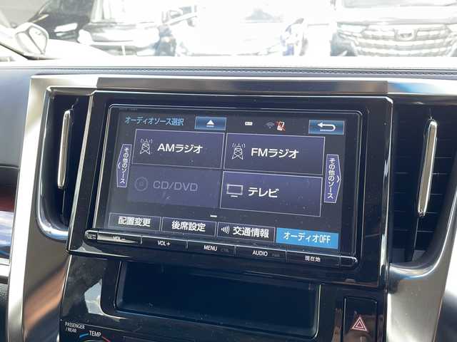 トヨタ アルファード X 東京都 2016(平28)年 4.9万km ホワイトパールクリスタルシャイン 新車時保証書　整備記録簿/取扱説明書　ナビ説説明書/モデリスタエアロ/プリクラッシュセーフティー/レーダークルーズコントロール/インテリジェントクリアランスソナー/クリアランスソナー/純正ナビ/フルセグTV/SD/CD/DVD/SDREC/BT/バックカメラ　ETC【2.0】/リヤフリップダウンモニター/ドライブレコーダー【前】/両側パワースライドドア/社外パワーバックドア/LEDヘッドライト/スマートキー×２/サイド/カーテン/ニーエアバック/社外19インチアルミ