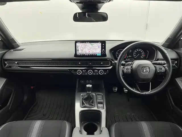 ホンダ シビック LX 茨城県 2022(令4)年 2.4万km クリスタルブラックパール ナビキッド付きDA(メーカーOP)/・Bluetooth/フルセグ/USB/バックカメラ/6速MT/ETC2.0/レーダークルーズコントロール/レーンキープアシスト/衝突被害軽減ブレーキ/BSM/D+N席シートヒーター/クリアランスソナー/LEDヘッドライト/オートライト/オートマチックハイビーム