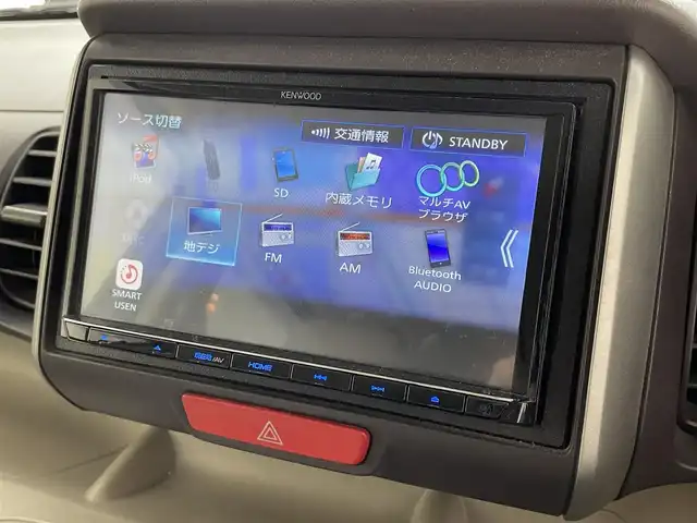 ホンダ Ｎ ＢＯＸ G Lパッケージ 滋賀県 2012(平24)年 8.5万km プレミアムホワイトパール 社外ナビ　Bluetooth/DVD/SD/USB/フルセグ/バックカメラ/ドライブレコーダー/パワースライドドア/パワーステアリング/パワーウインドウ/スマートキー/スペアキー/プッシュスタート