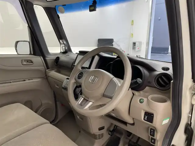 ホンダ Ｎ ＢＯＸ G Lパッケージ 滋賀県 2012(平24)年 8.5万km プレミアムホワイトパール 社外ナビ　Bluetooth/DVD/SD/USB/フルセグ/バックカメラ/ドライブレコーダー/パワースライドドア/パワーステアリング/パワーウインドウ/スマートキー/スペアキー/プッシュスタート
