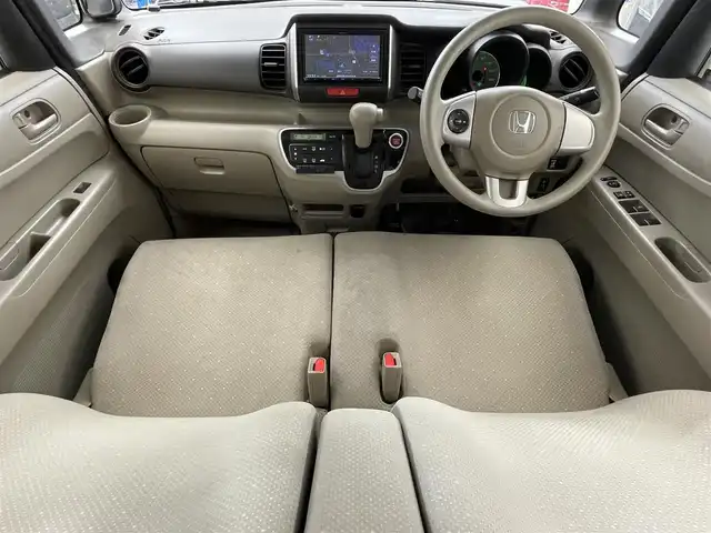 ホンダ Ｎ ＢＯＸ G Lパッケージ 滋賀県 2012(平24)年 8.5万km プレミアムホワイトパール 社外ナビ　Bluetooth/DVD/SD/USB/フルセグ/バックカメラ/ドライブレコーダー/パワースライドドア/パワーステアリング/パワーウインドウ/スマートキー/スペアキー/プッシュスタート