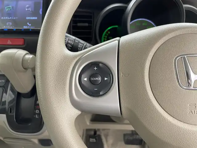 ホンダ Ｎ ＢＯＸ G Lパッケージ 滋賀県 2012(平24)年 8.5万km プレミアムホワイトパール 社外ナビ　Bluetooth/DVD/SD/USB/フルセグ/バックカメラ/ドライブレコーダー/パワースライドドア/パワーステアリング/パワーウインドウ/スマートキー/スペアキー/プッシュスタート