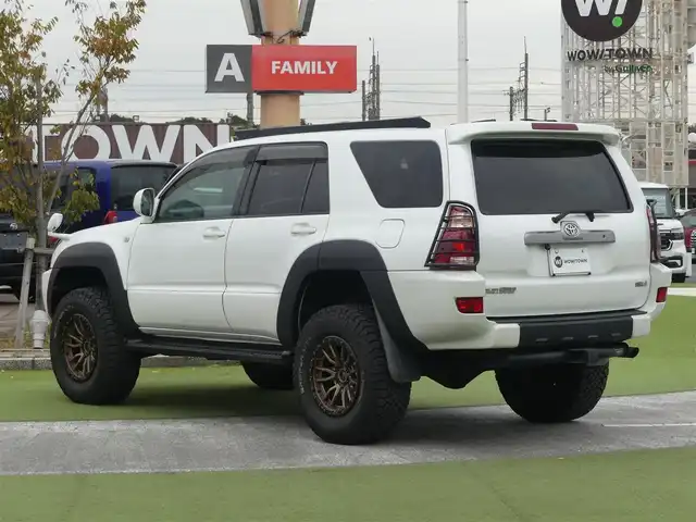 トヨタ ハイラックス サーフ SSR－G 千葉県 2002(平14)年 10.3万km ホワイトパールクリスタルシャイン ヒッチメンバー/2incリフトアップ/社外グリル/社外ヘッドライト/社外ルーフレール/ETC/ドライブレコーダー（DRY-ST1500）/ディスプレイオーディオ/【DVD/CD再生機能　Bluetooth接続】/バックカメラ/キーレス