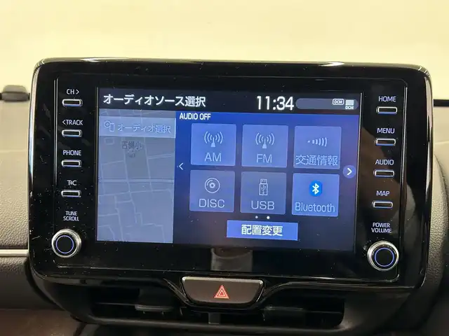 トヨタ ヤリスクロス ハイブリッド Z 岡山県 2021(令3)年 3.4万km ブラックマイカ/ブラスゴールドメタリック 2トーン 純正ナビ/USB/Bluetooth/フルセグTV/AppleCarPlay/360°カメラ/ハーフレザーシート/シートヒーター/ステアリングヒーター/ETC2.0/LEDヘッドライト/AHB/パワーテールゲート/ブレーキオートホールド/Tコネクト/パワーシート（D）/ACC/LTA/BSA/自動ブレーキ/PDC