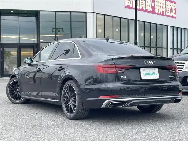 アウディ Ａ４ 45TFSIクワトロスポーツ 道央・札幌 2020(令2)年 3.1万km ミトスブラックメタリック 4WD/純正メモリナビ/FM/AM/CD/DVD/BT/フルセグTV/衝撃被害軽減システム/アラウンドビューモニター/パーキングアシスト/アイドリングストップ/クリアランスソナー/レーダークルーズコントロール/ハンドルシフト/ETC/前後ドラレコ(ZDR016)/ステアリングスイッチ/MT付きAT/スマートキー/プッシュスタート/冬タイヤ純正AW付積込/225/50R17　2021年 5mm