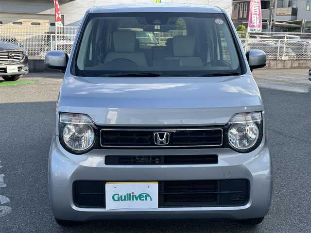 ホンダ Ｎ ＷＧＮ L 奈良県 2023(令5)年 1.4万km ルナシルバーM 追従式クルーズコントロール/プッシュスタート/純正ナビ/レーンキープアシスト/オートライト/カーテンエアバッグ/バックカメラ/純正フロアマット/Bluetooth/横滑り防止装置/ドラレコ/取扱説明書