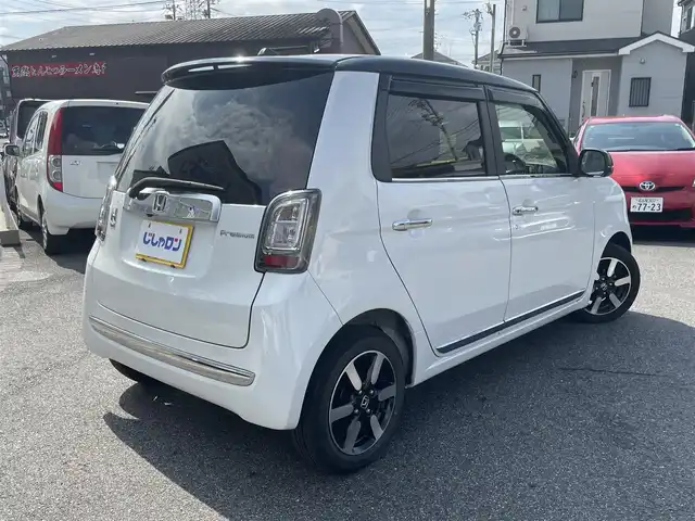ホンダ Ｎ ＯＮＥ プレミアム 愛知県 2019(平31)年 4.4万km プラチナホワイトパール 社外メモリーナビ/フルセグTV/Blutooth/バックカメラ/ハーフレザーシート/ビルトインETC/革巻きステアリング/ドアバイザー/保証書/取扱説明書/スペアキー