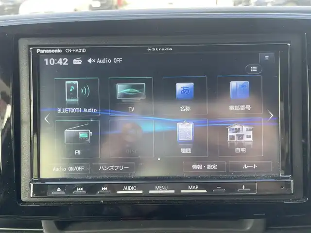 ホンダ Ｎ ＯＮＥ プレミアム 愛知県 2019(平31)年 4.4万km プラチナホワイトパール 社外メモリーナビ/フルセグTV/Blutooth/バックカメラ/ハーフレザーシート/ビルトインETC/革巻きステアリング/ドアバイザー/保証書/取扱説明書/スペアキー